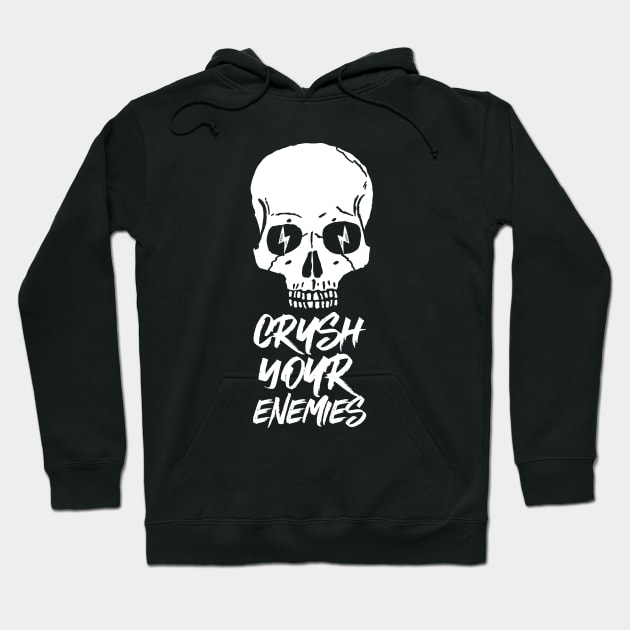 Crush Your Enemies Barbarian Class RPG Rage Quote Hoodie by ballhard